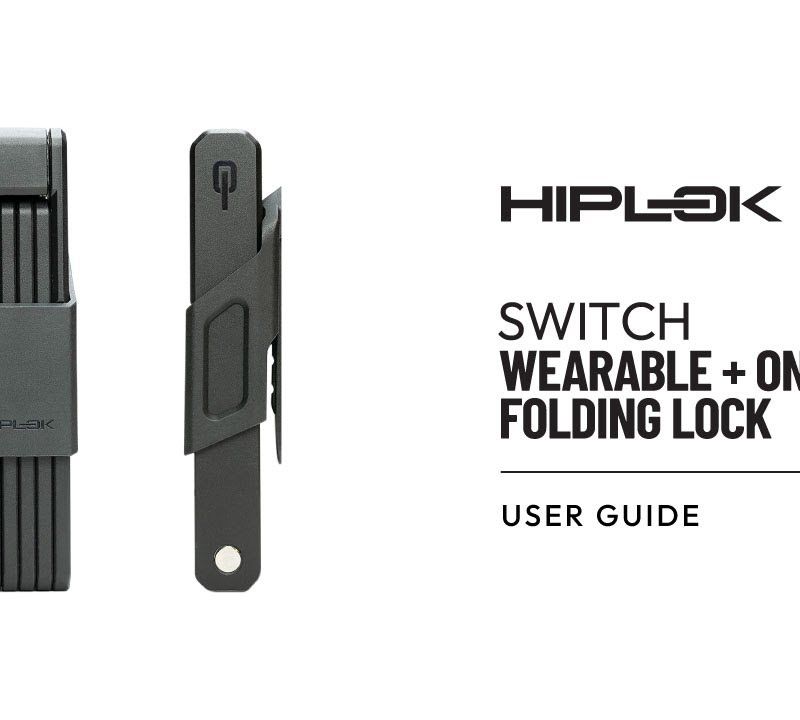 Zámek na kolo Hiplok Switch black 9
