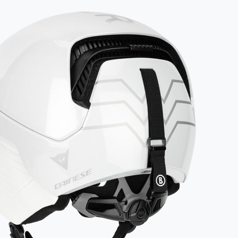 Lyžařská helma BOGNER Cortina MIPS mono white metallic 8