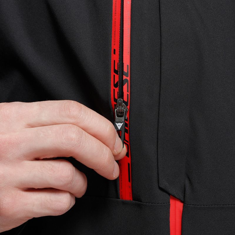 Pánská lyžařská bunda Dainese Etra Aerosense Dry Core Ready streč/lime 5