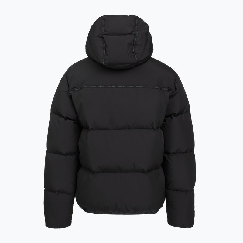 Zimní bunda Lacoste BH2608 Hooded black 2