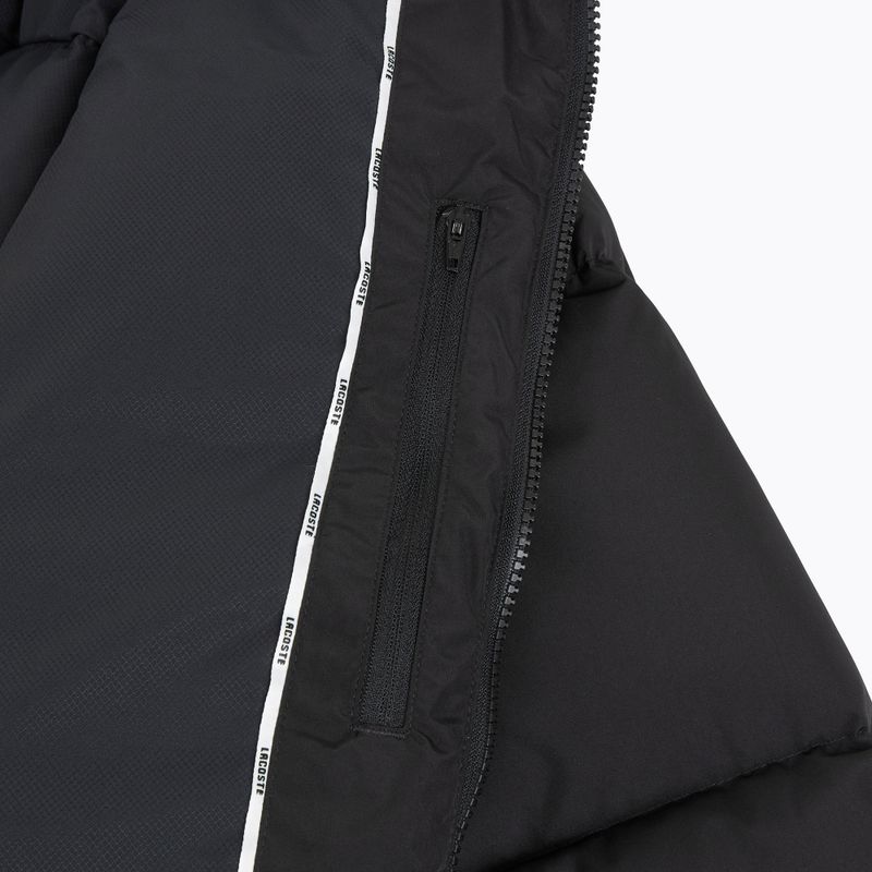 Zimní bunda Lacoste BH2608 Hooded black 5