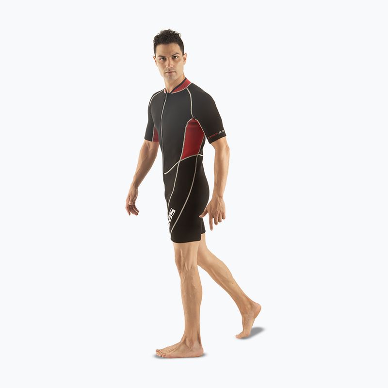 Pánský neopren SEAC Shorty Ciao 2,5 mm black/red 4