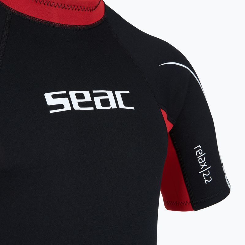 Pánský neopren SEAC Shorts Relax 2.2 mm black/red 4