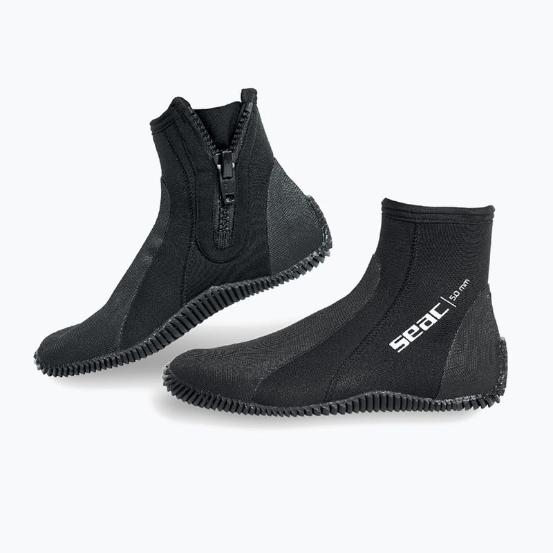 Neoprenové boty SEAC Basic HD Zip 5 mm black 3