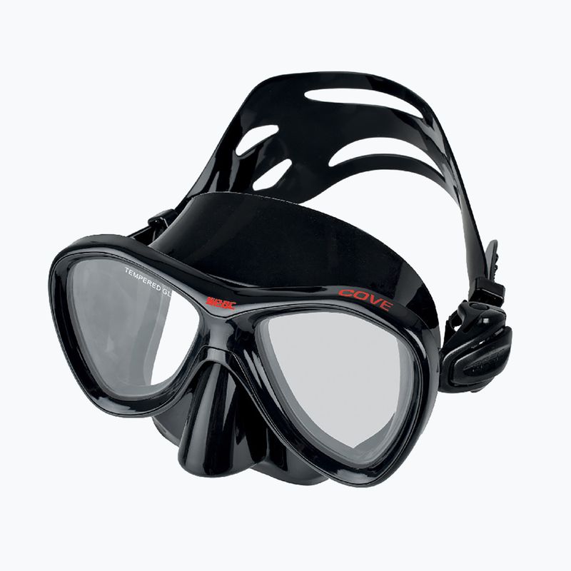 Potápěčská maska SEAC Cove black/red 3