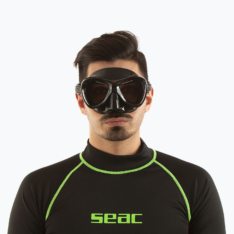 Potápěčská maska SEAC Cove black/red 4
