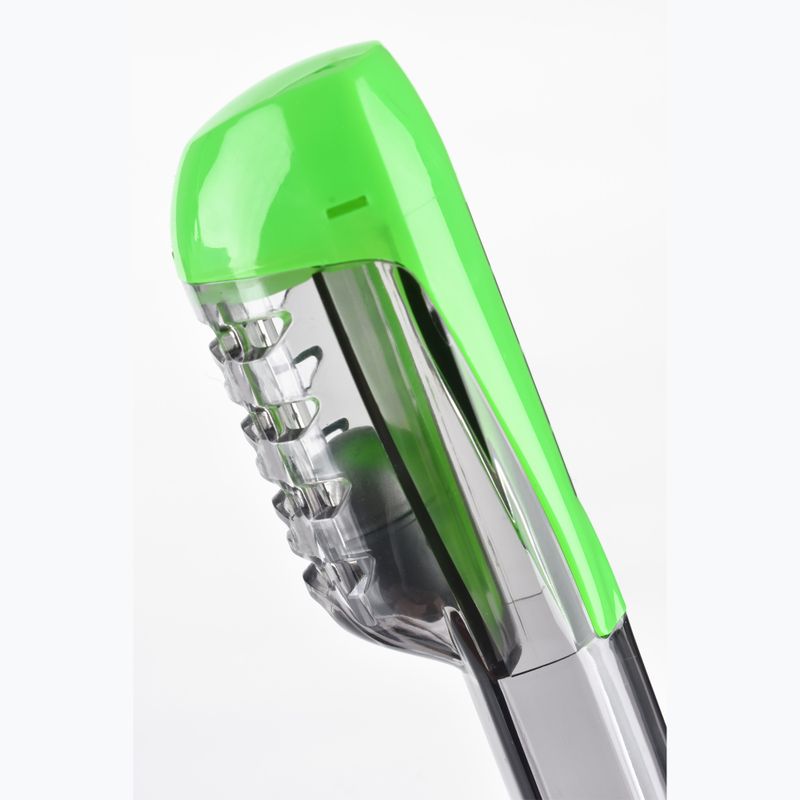Celoobličejová šnorchlovací maska  SEAC Magica grey clear/green lime 6