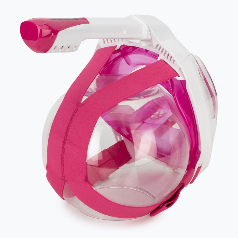 Plně obličejová šnorchlovací maska SEAC Magica white/pink 4
