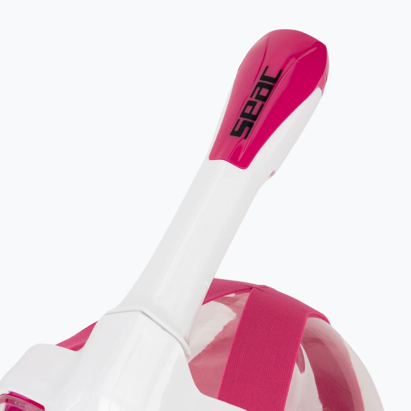 Plně obličejová šnorchlovací maska SEAC Magica white/pink 5