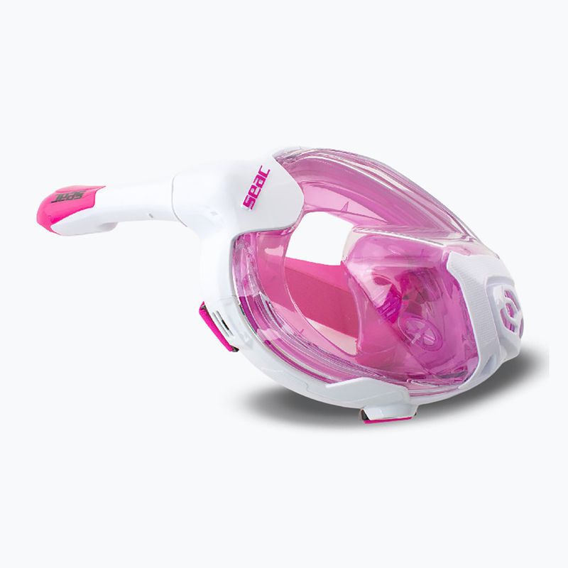 Dětská celoobličejová maska SEAC Magica White/Pink 3