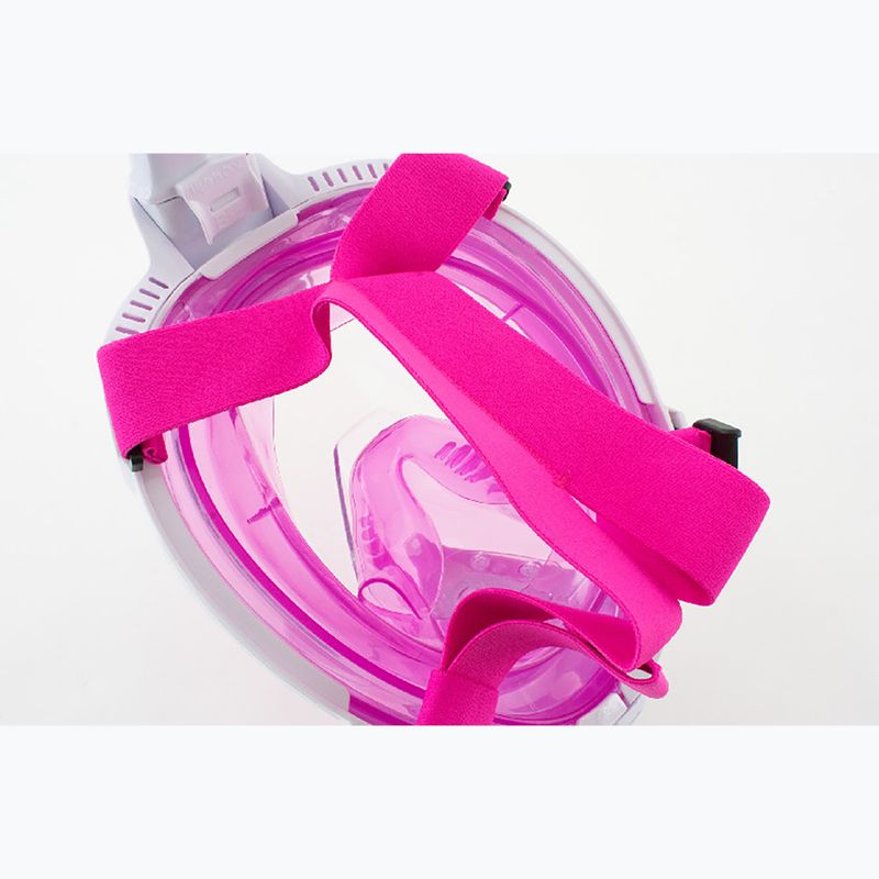 Dětská celoobličejová maska SEAC Magica White/Pink 5