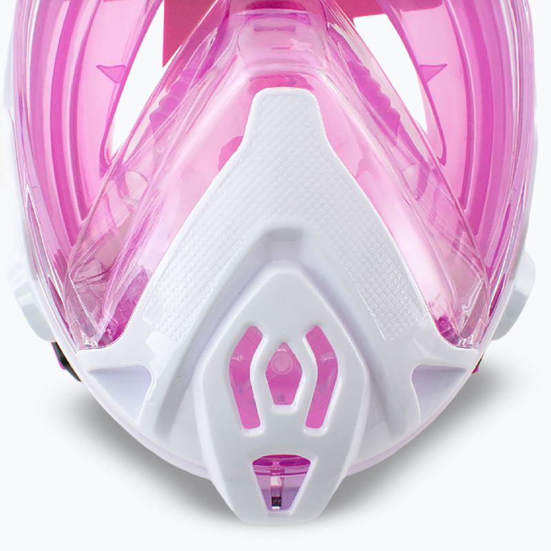Dětská celoobličejová maska SEAC Magica White/Pink 6