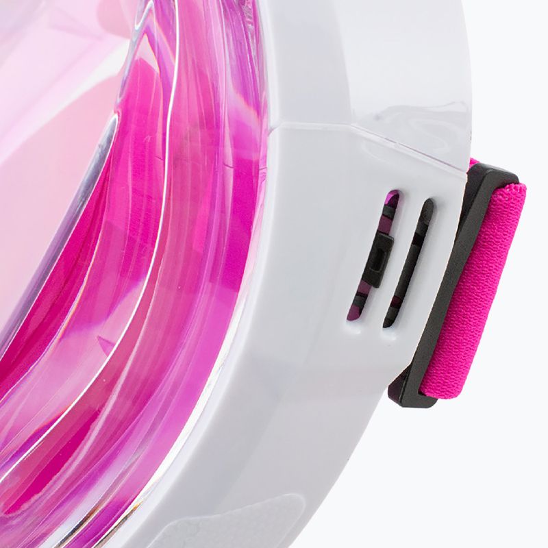Dětská celoobličejová maska SEAC Magica White/Pink 10