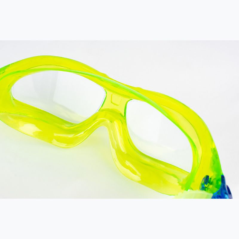 Dětská plavecká maska SEAC Matt matt lime/clear 3