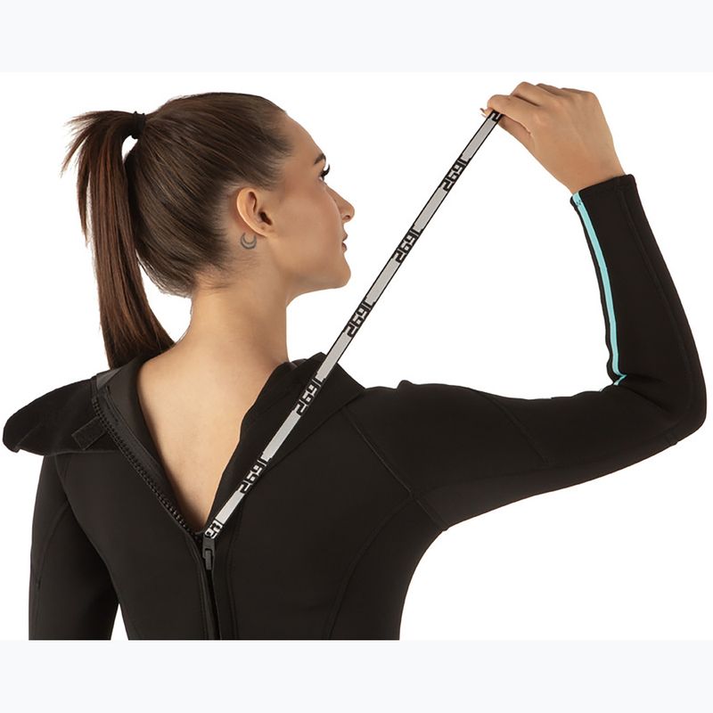 Dámský potápěčský neopren SEAC Feel-S 3 mm black/light blue 6