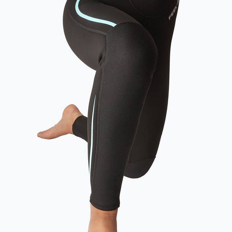 Dámský potápěčský neopren SEAC Feel-S 3 mm black/light blue 9