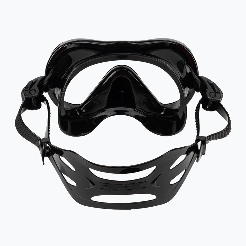 Šnorchlovací maska Seac Boss black/red 4