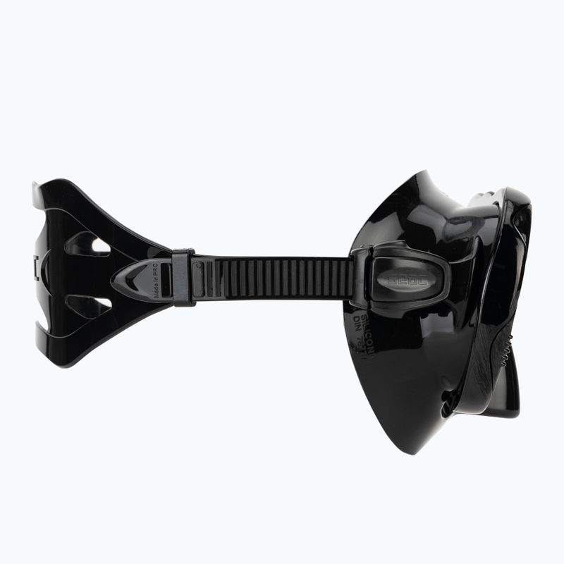 Šnorchlovací maska Seac Boss black/silver 3