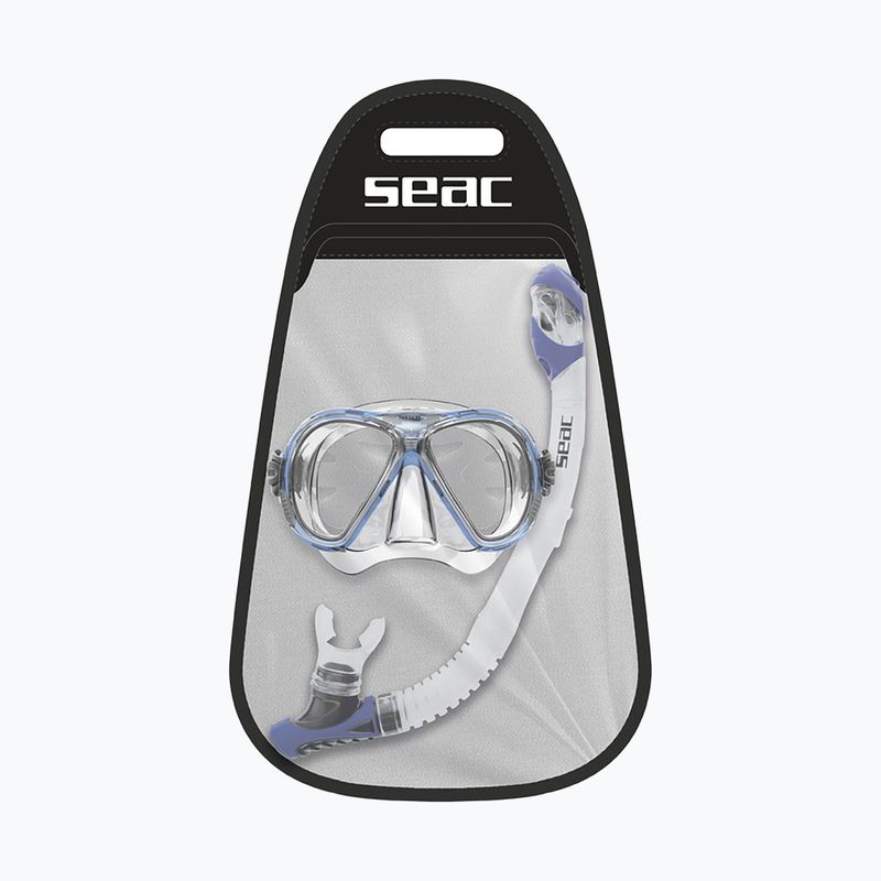 Sada na šnorchlování SEAC Iena Dry Set blue 2