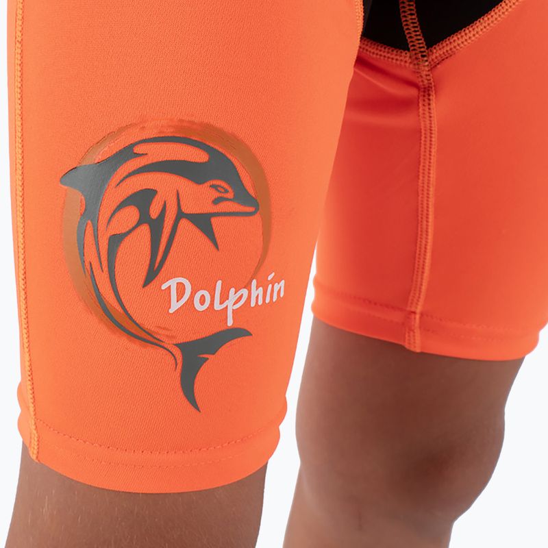 Dětský plavecký neopren SEAC Dolphin Shorty 1,5 mm black/orange 10