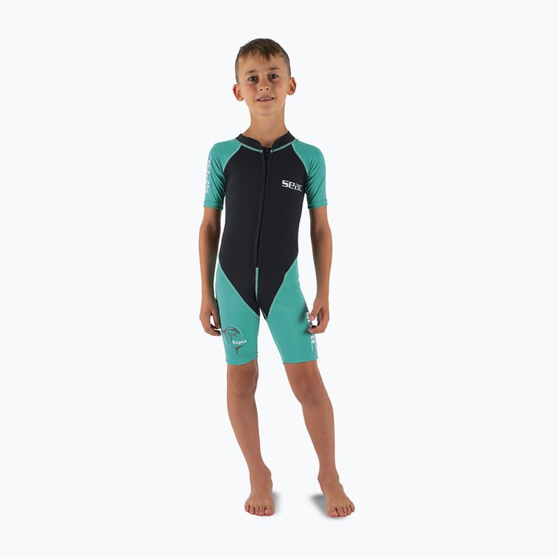 Dětský plavecký neopren SEAC Dolphin Shorty 1,5 mm black/tiffany