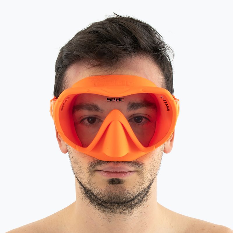 Potápěčská maska SEAC X-Frame orange 13