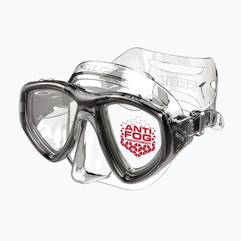 Potápěčská maska SEAC Clear Antifog transparent black 2
