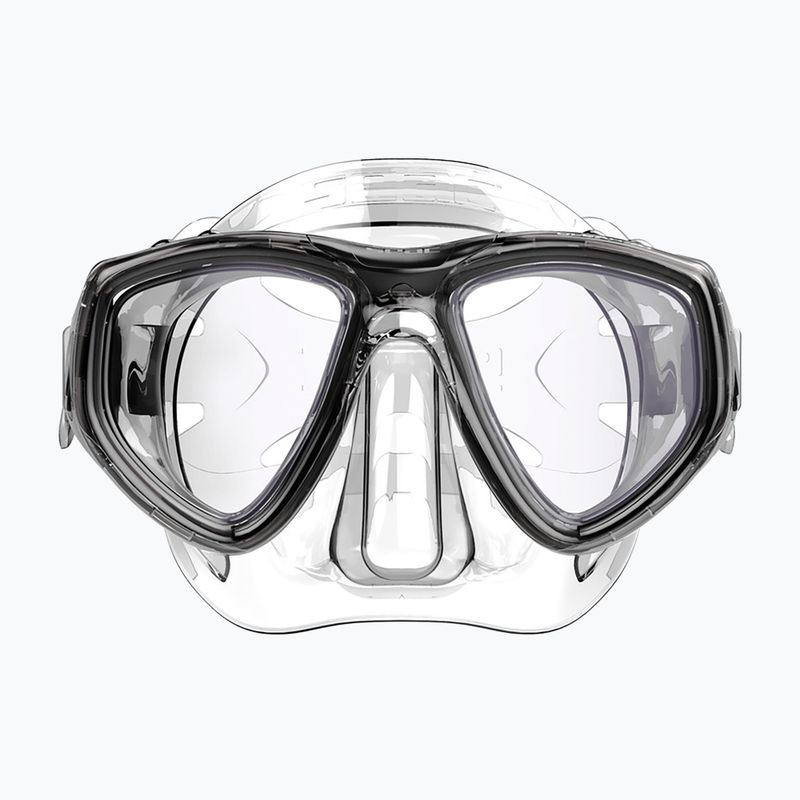 Potápěčská maska SEAC Clear Antifog transparent black 4