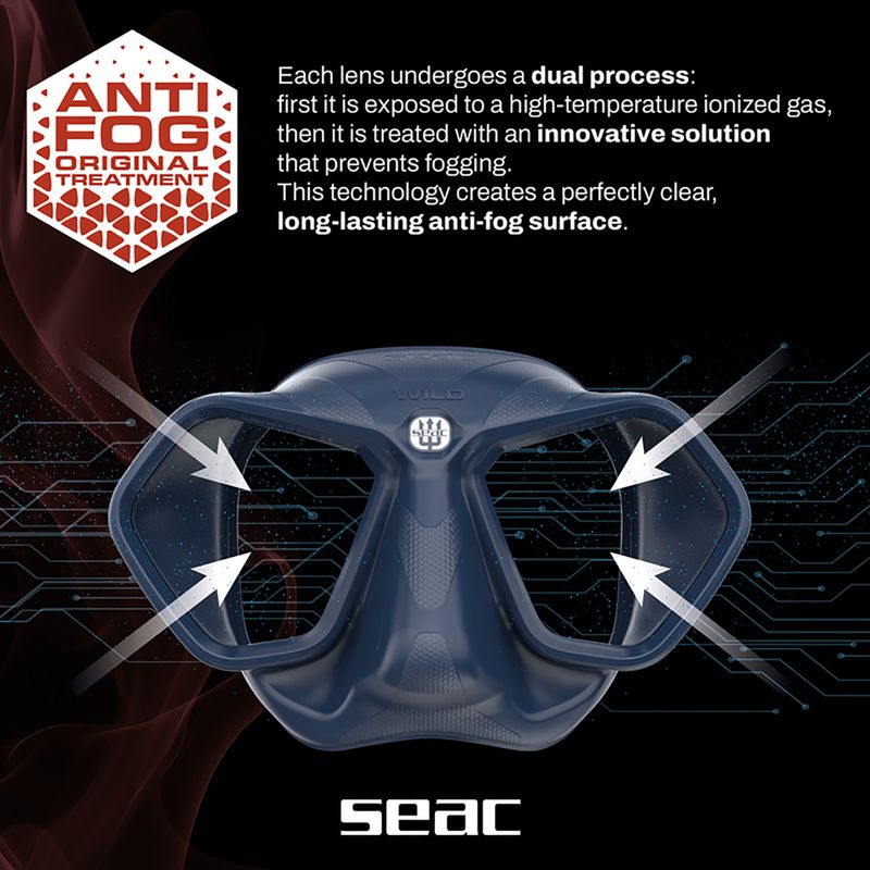 Potápěčská maska SEAC Wild Antifog blue 5
