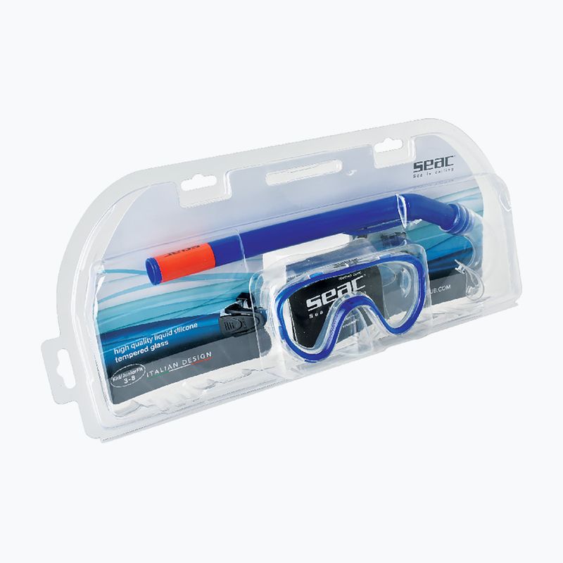 Sada na šnorchlování pro děti SEAC Marina Bis Set blue 2
