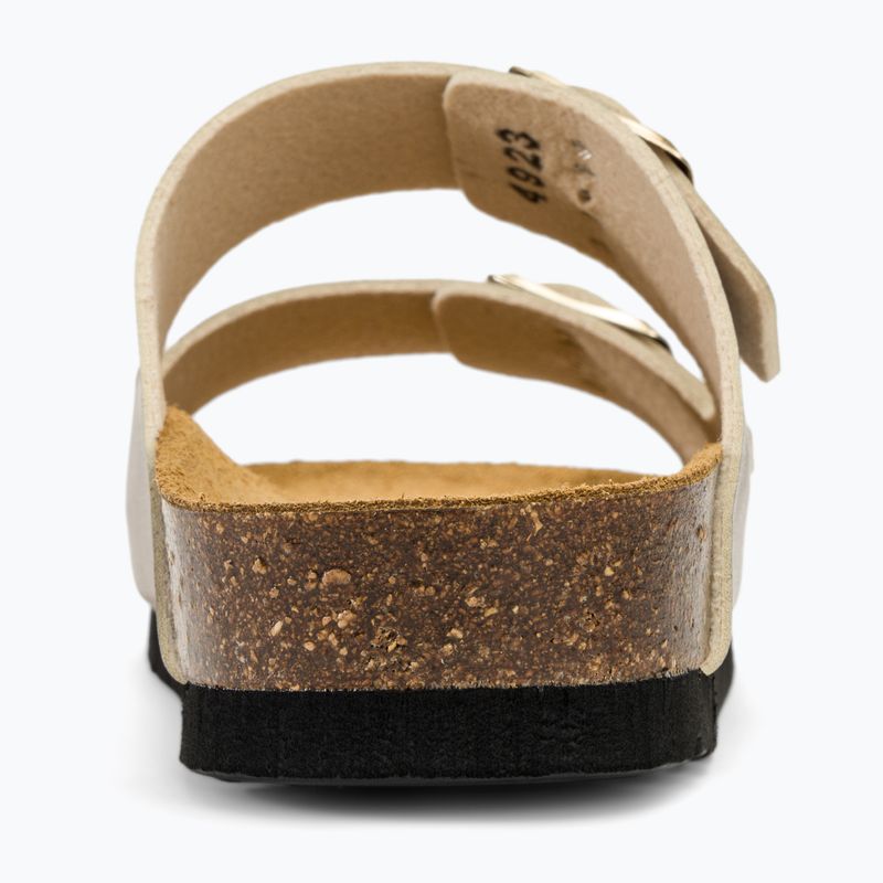 Dámské pantofle Scholl Josephine Lamsynth taupe 6