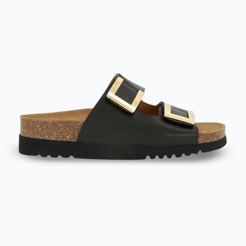 Dámské pantofle Scholl Montery 2 Straps Ad Med černé 2