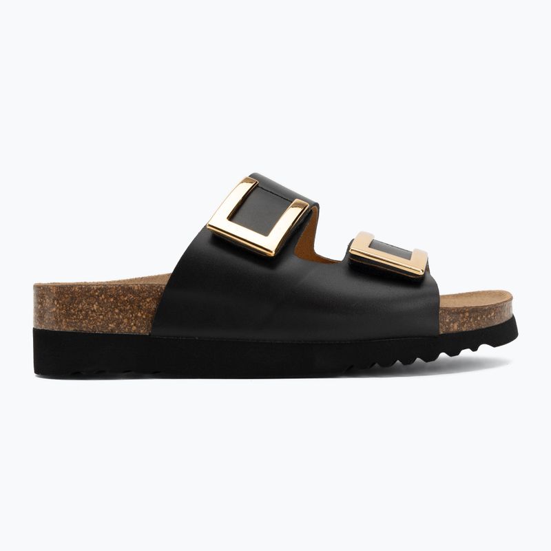 Dámské pantofle Scholl Montery 2 Straps Ad Med černé 2