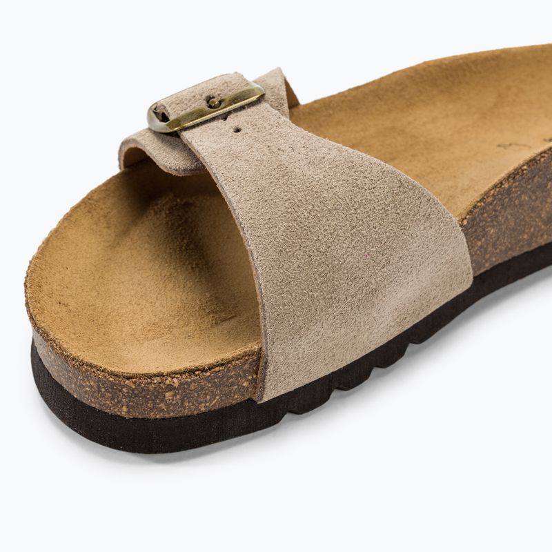Dámské pantofle Scholl Estelle Sue dark beige 7