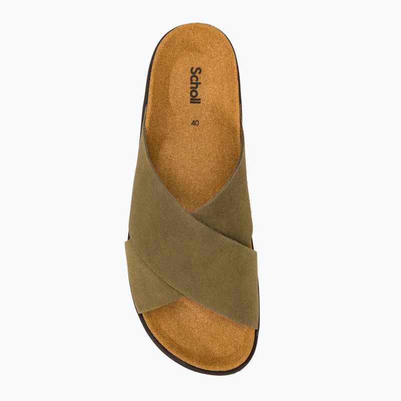 Pánské pantofle  Scholl Leon Sue Hdjmb military green 5
