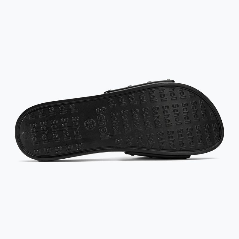 Dámské pantofle Scholl Pescura Flat Aqua Eva black 4
