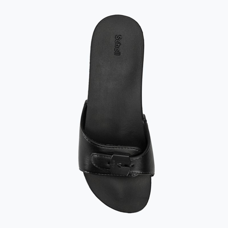 Dámské pantofle Scholl Pescura Flat Aqua Eva black 5