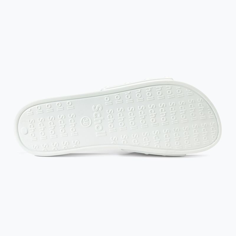 Dámské pantofle Scholl Pescura Flat Aqua Eva off white 4