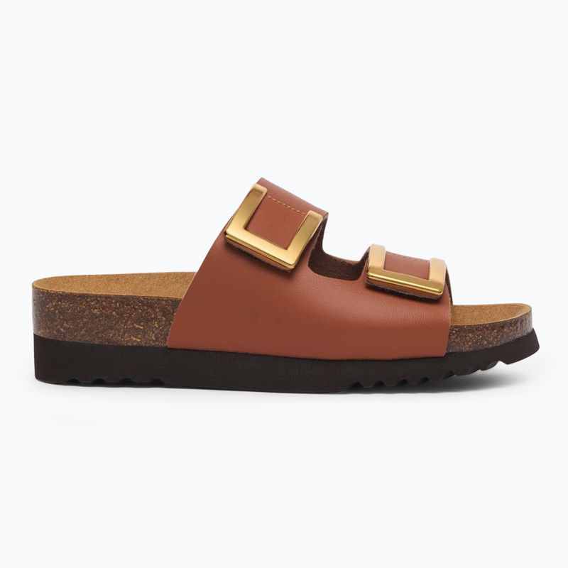 Dámské nazouváky Scholl Monterey 2 Straps Ad Med camel 2