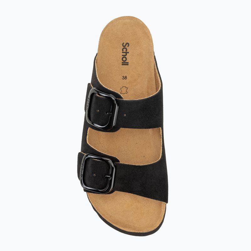 Dámské nazouváky Scholl Lucie Suede black 5