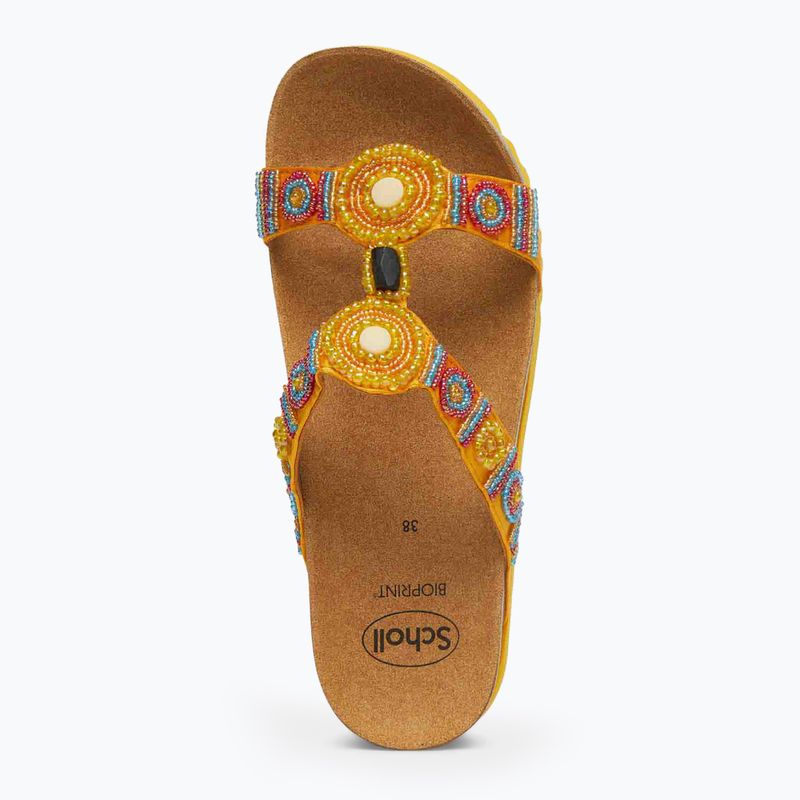 Dámské nazouváky Scholl New Bogota Wedge Med tangerine 3
