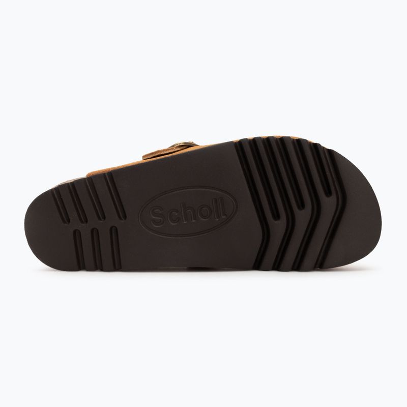 Dámské nazouváky Scholl Fae Suede cognac 4