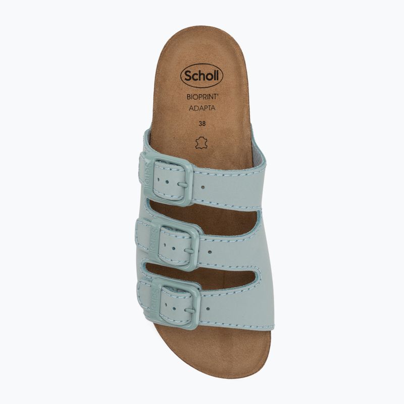Dámské nazouváky Scholl Rio Wedge Ad Med pale blue 5