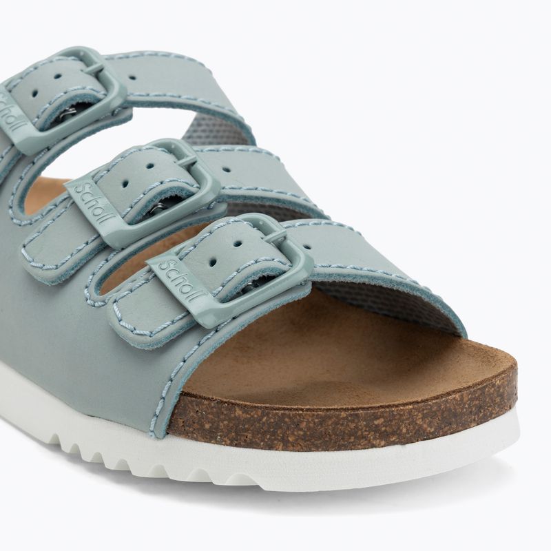 Dámské nazouváky Scholl Rio Wedge Ad Med pale blue 7