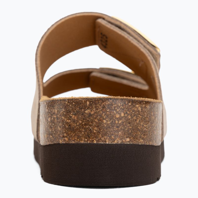 Dámské pantofle Scholl Montery 2 Straps Ad Med béžové 6