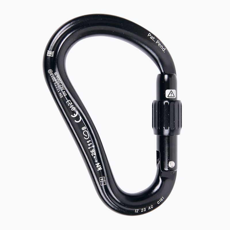 Lezecká karabina CAMP Atom Lock black 2