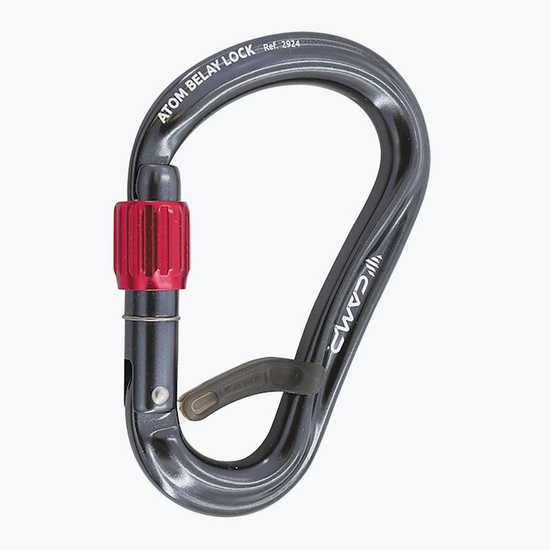 Karabina CAMP Atom Belay Lock gun metal