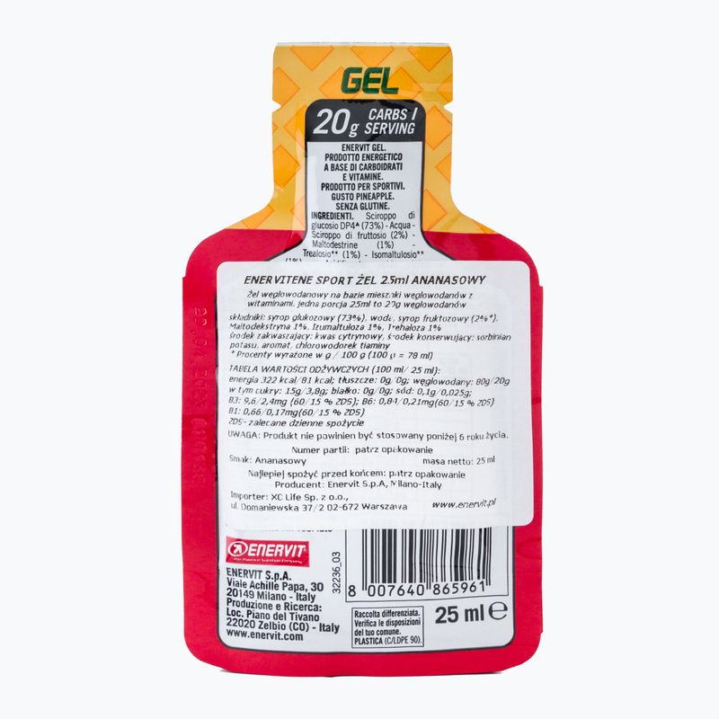 Energetický gel Enervit 25ml ananas 96596 2