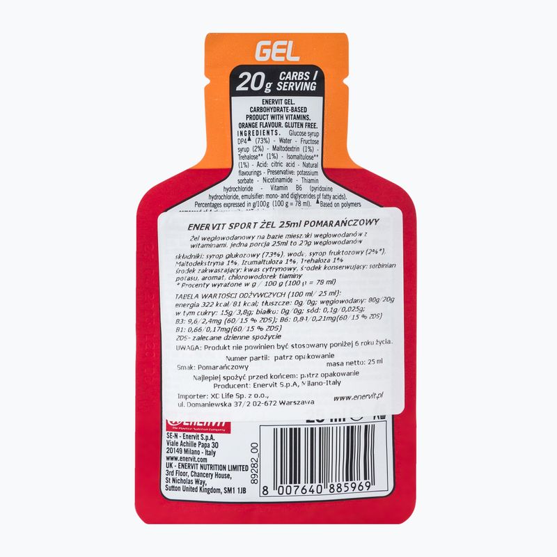 Energetický gel Enervit 25ml pomeranč 98888 2
