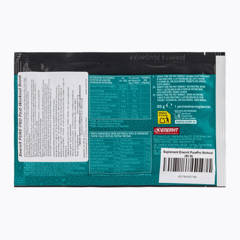 Doplněk stravy Enervit Pure-PRO Post-Workout Boost 65 g 2